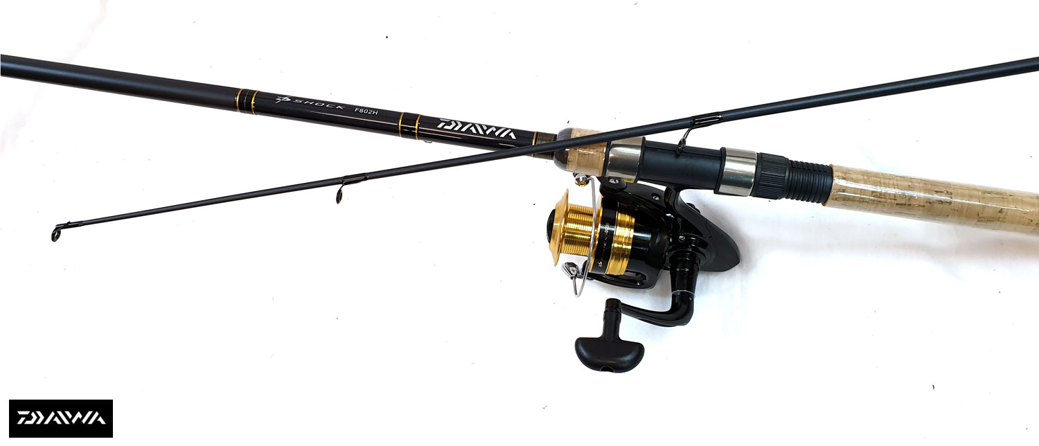 Daiwa DShock Spinning Rod Combo Matchman Supplies Daiwa DShock Spinning Rod Combo Matchman Supplies